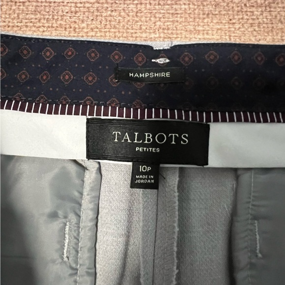 Talbot Hampshire Cropped Pant in Grey size 10P - Picture 4 of 12